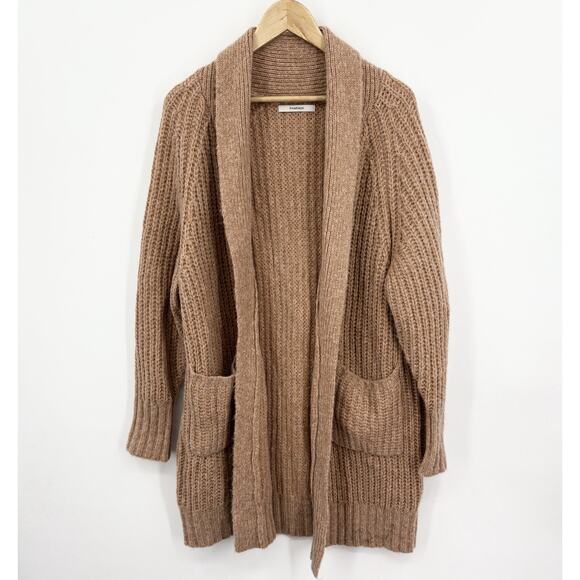 Pharaoh Collection Cardigan Sweater XSmall Small Chunky Earthy Pockets Granola - Picture 1 of 7